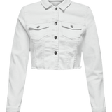 Chaqueta ONLY Wonder Cropped White - ECRU