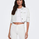 Chaqueta ONLY Wonder Cropped White - ECRU