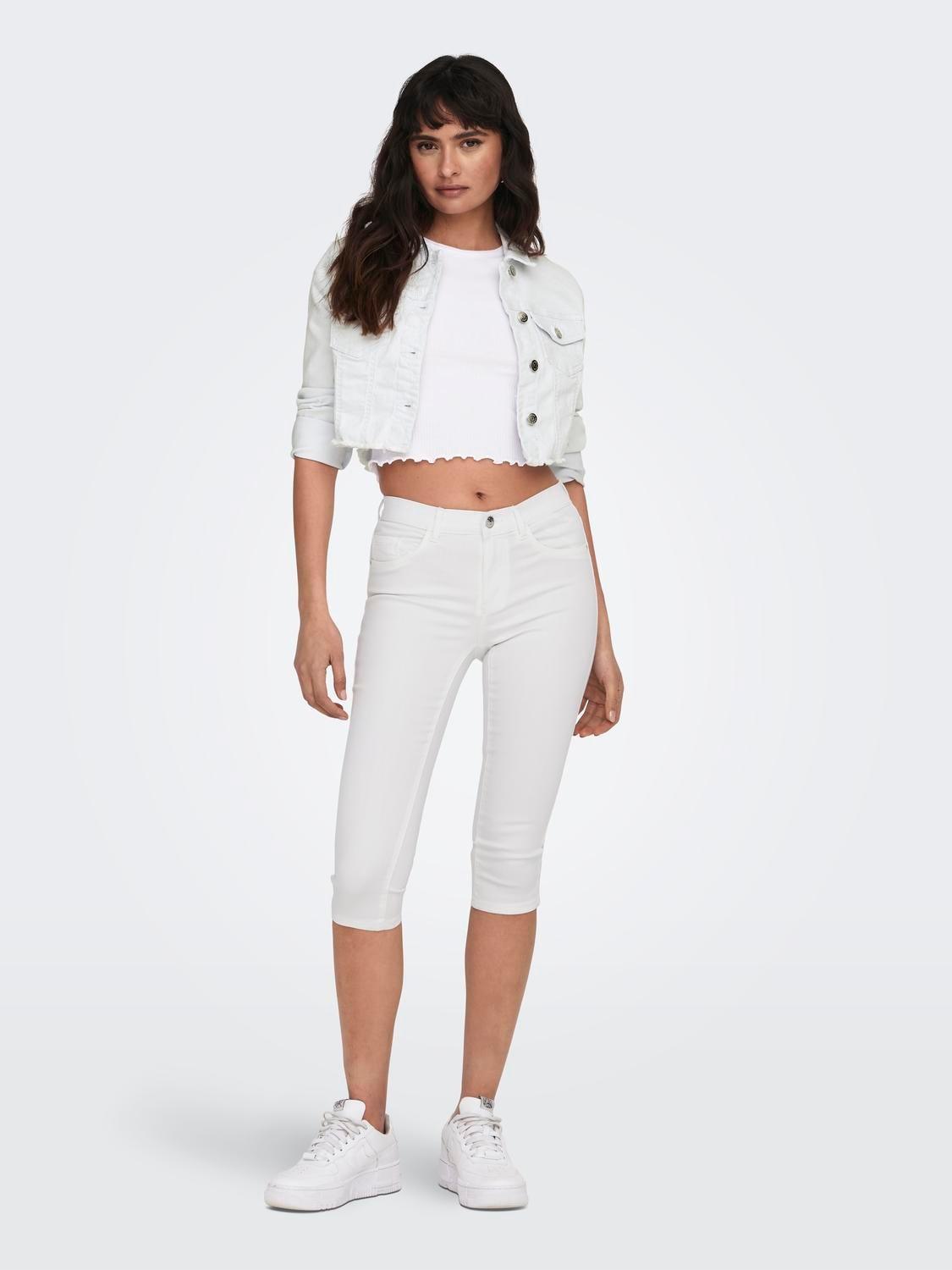 Chaqueta ONLY Wonder Cropped White - ECRU