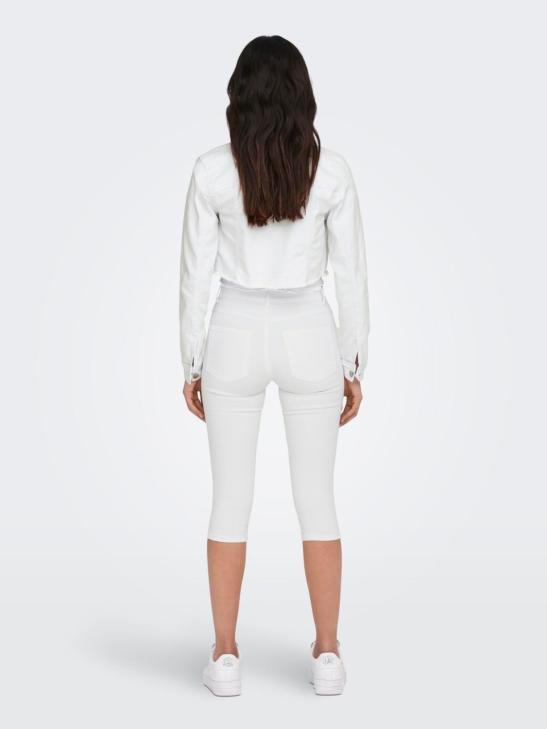 Chaqueta ONLY Wonder Cropped White - ECRU