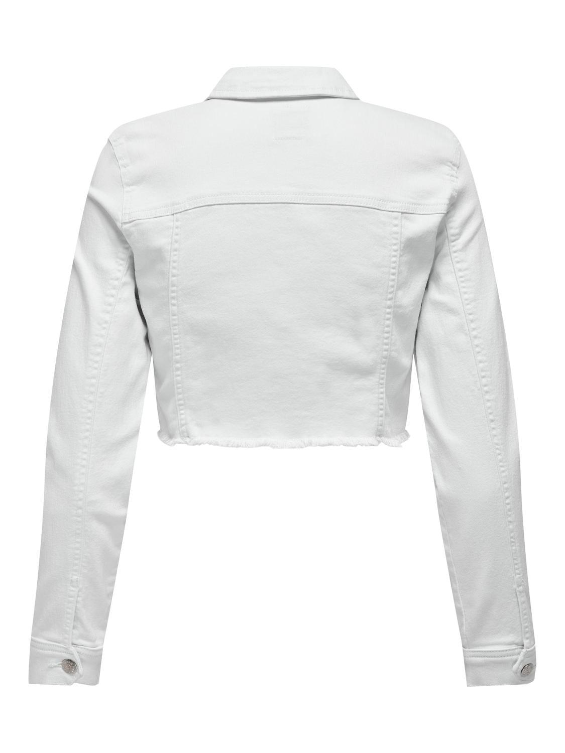 Chaqueta ONLY Wonder Cropped White - ECRU