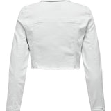 Chaqueta ONLY Wonder Cropped White - ECRU