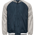 Chaqueta Only&Sons Chris Cuello Béisbol Dark Navy - ECRU