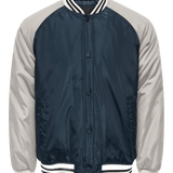 Chaqueta Only&Sons Chris Cuello Béisbol Dark Navy - ECRU