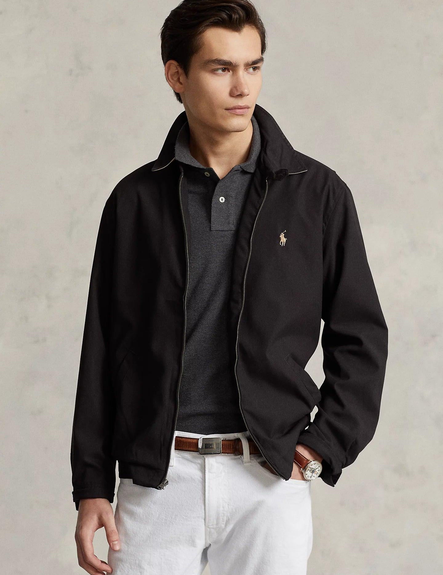 Chaqueta Polo Ralph Lauren con doble fuelle Negra - ECRU