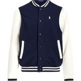 Chaqueta Polo Ralph Lauren de béisbol de felpa - ECRU