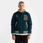 Chaqueta Revolution Varsity Green - ECRU