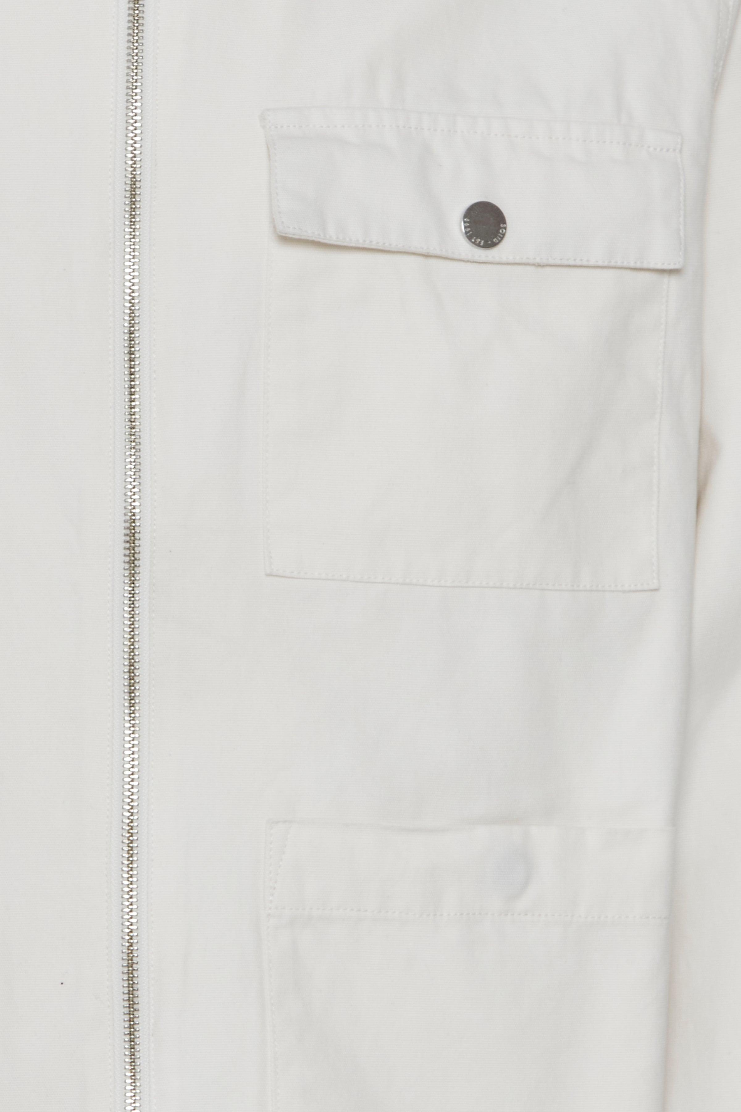 Chaqueta !Solid SDIb Zipper Off White - ECRU