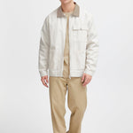 Chaqueta !Solid SDIb Zipper Off White - ECRU