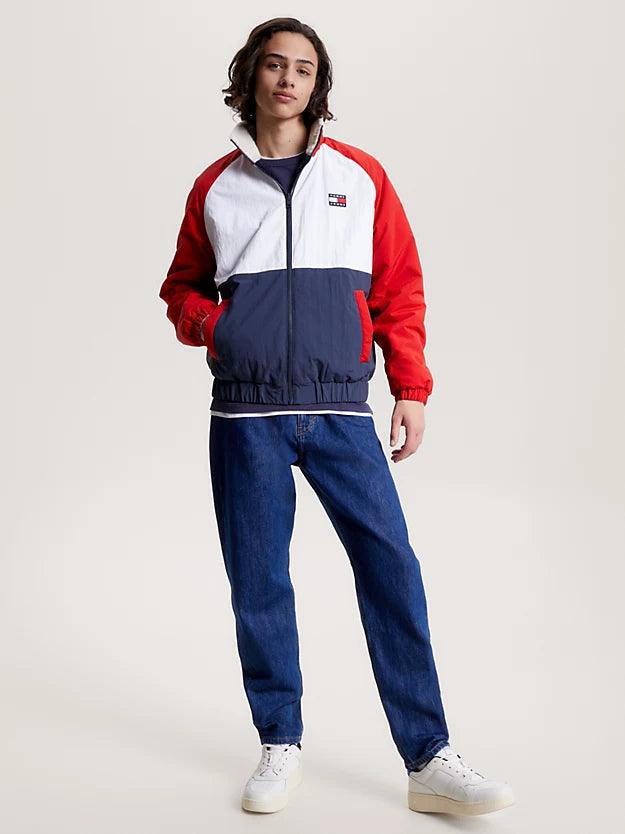 Chaqueta Tommy Jeans Reversible Sherpa - ECRU