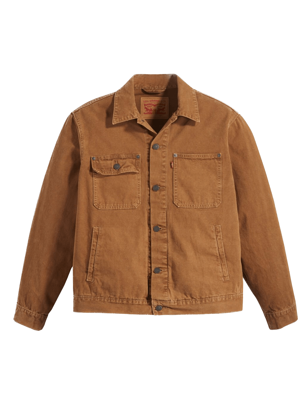 Chaqueta Vaquera Levi’s® Trucker Brown Garment Dye - ECRU