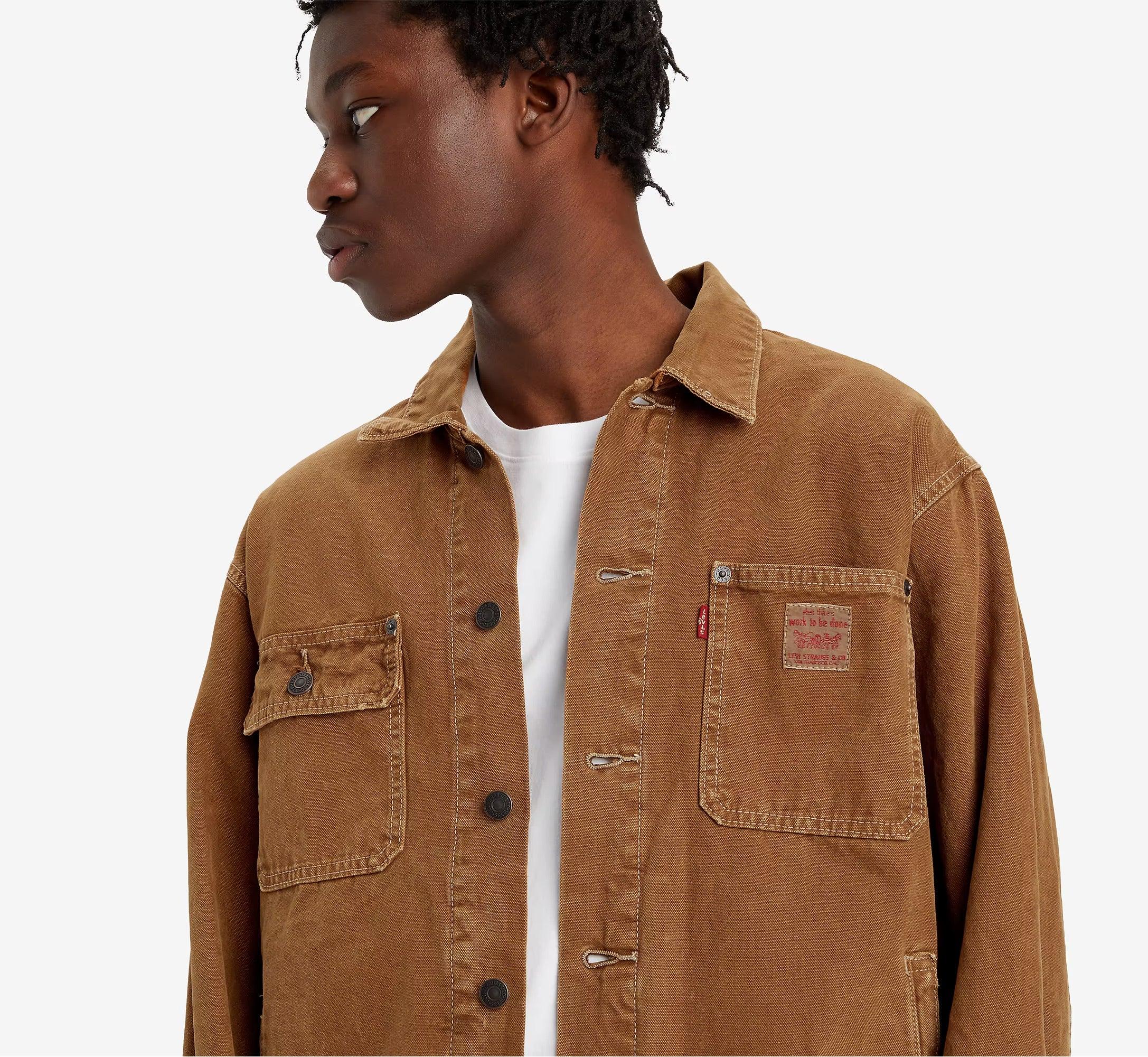 Chaqueta Vaquera Levi’s® Trucker Brown Garment Dye - ECRU