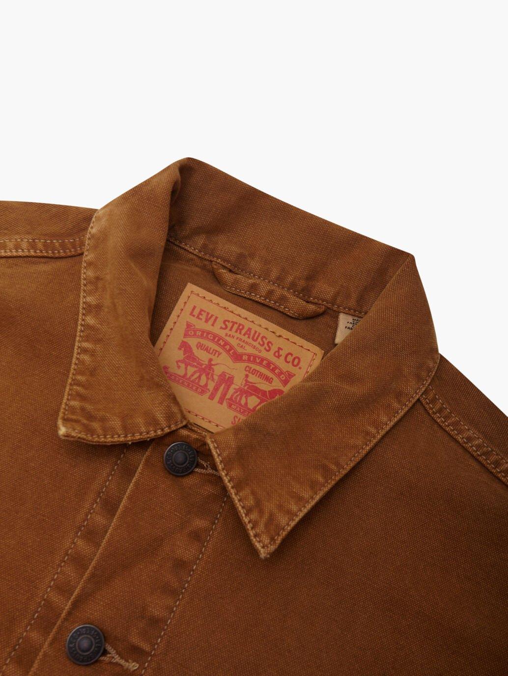 Chaqueta Vaquera Levi’s® Trucker Brown Garment Dye - ECRU