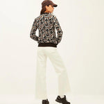 Chaqueta Xantik White Leopard - ECRU