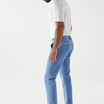 Chino Salsa Jeans S-Activ Slim Indigo Medium - ECRU