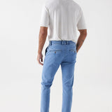 Chino Salsa Jeans S-Activ Slim Indigo Medium - ECRU