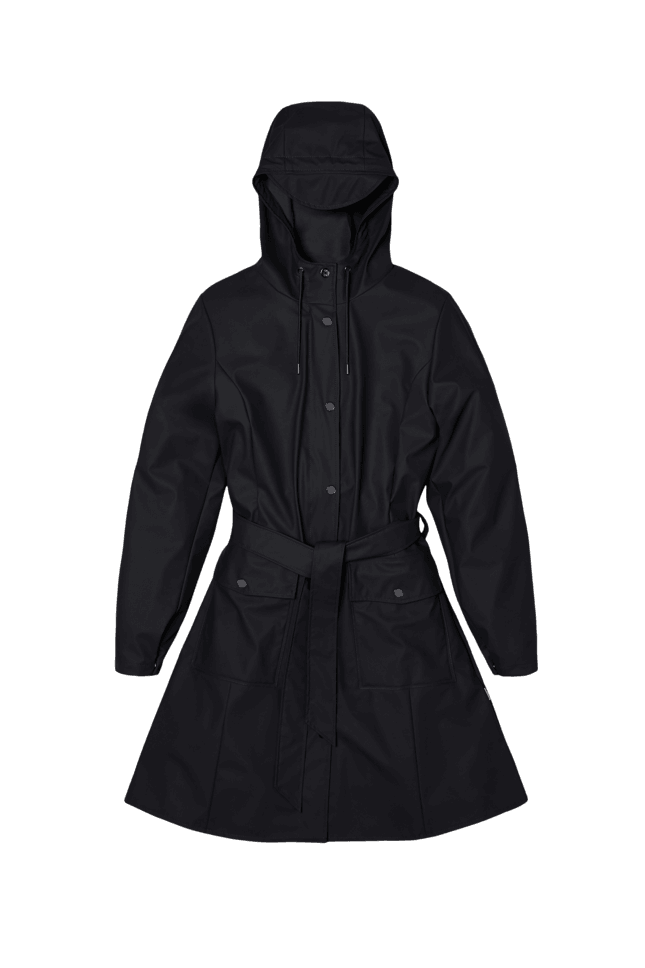 Chubasquero Rains Curve W Black - ECRU