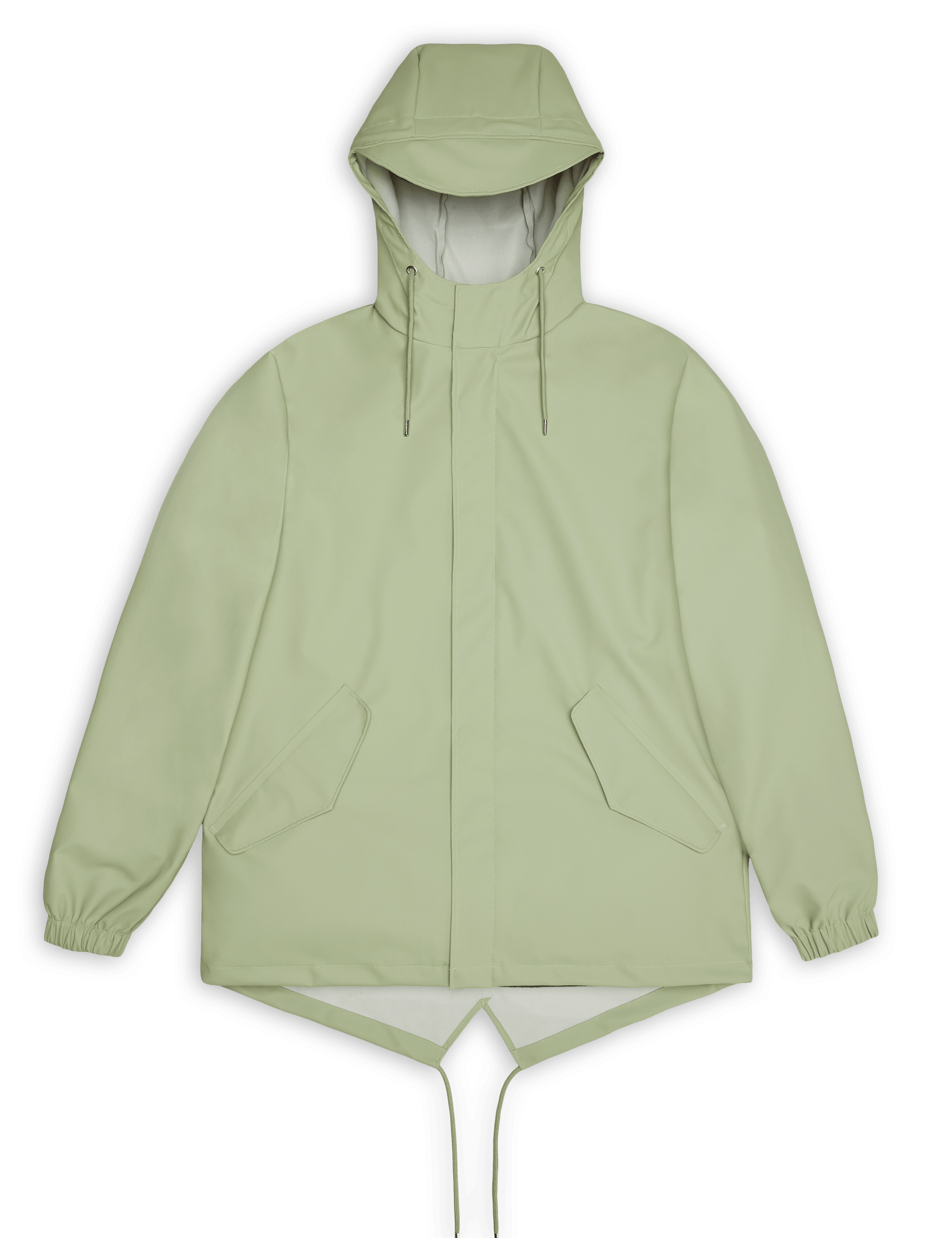 Chubasquero RAINS Unisex Fishtail Jacket Earth - ECRU