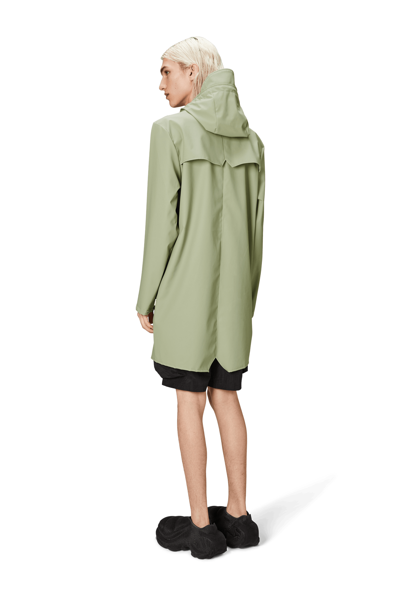 Chubasquero RAINS Unisex Long Jacket Earth - ECRU