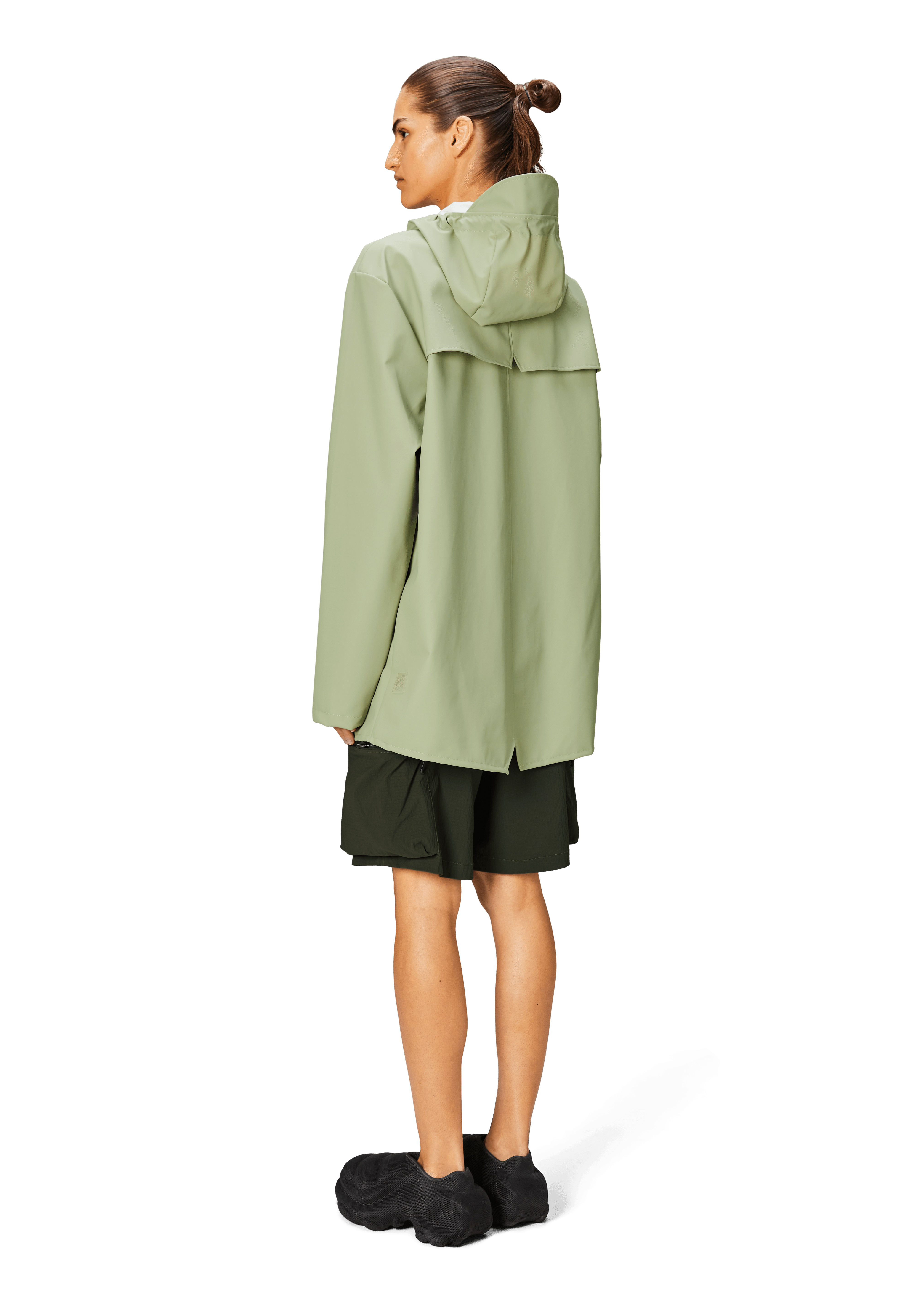 Chubasquero RAINS Unisex Long Jacket Earth - ECRU