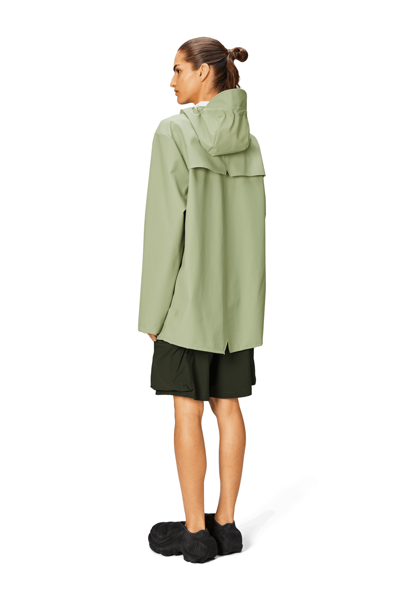 Chubasquero RAINS Unisex Long Jacket Earth - ECRU