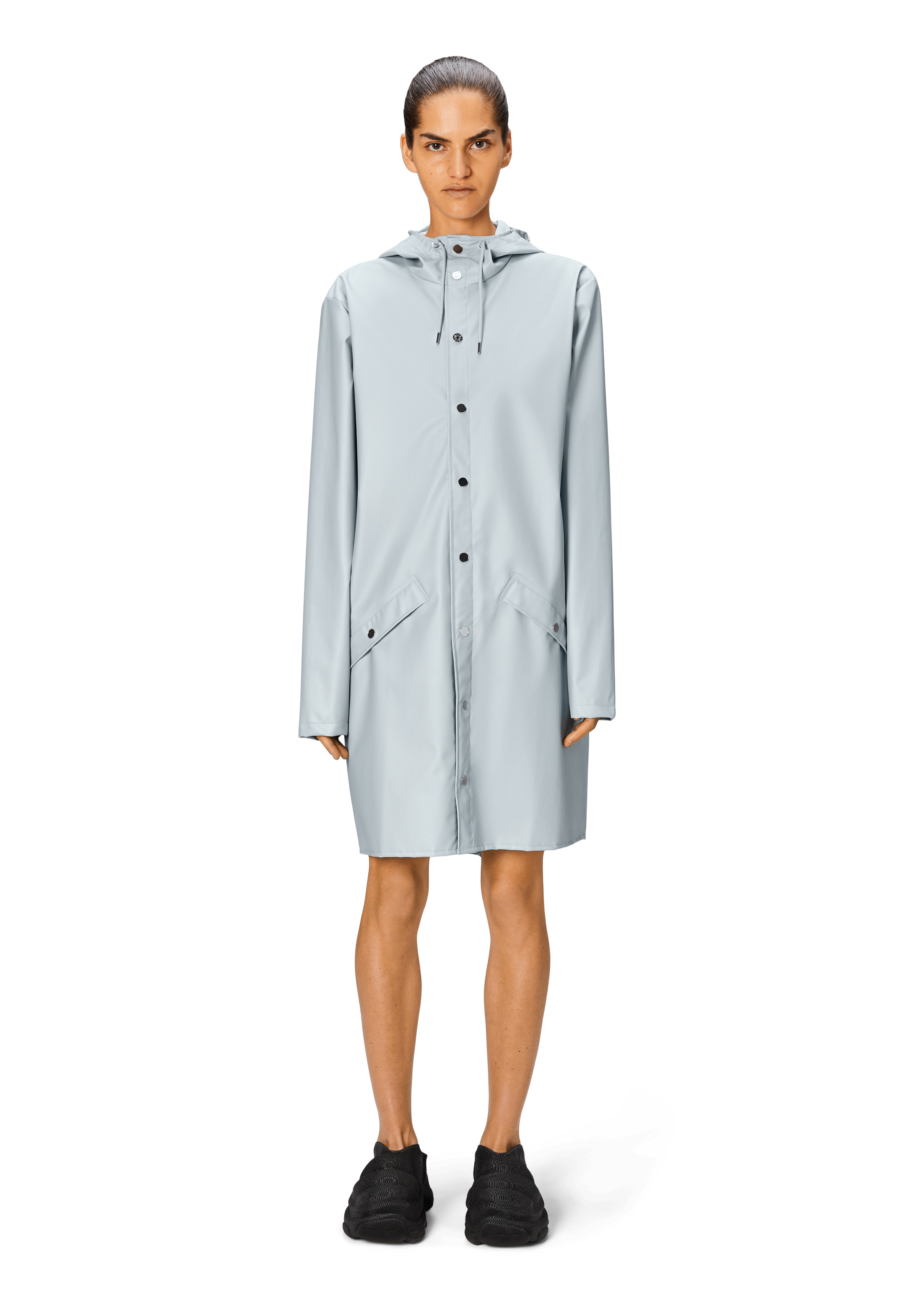 Chubasquero RAINS Unisex Long Jacket Wind - ECRU