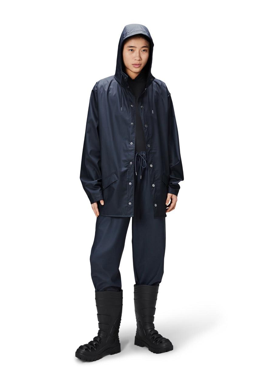 Chubasquero Rains Unisex Navy - ECRU