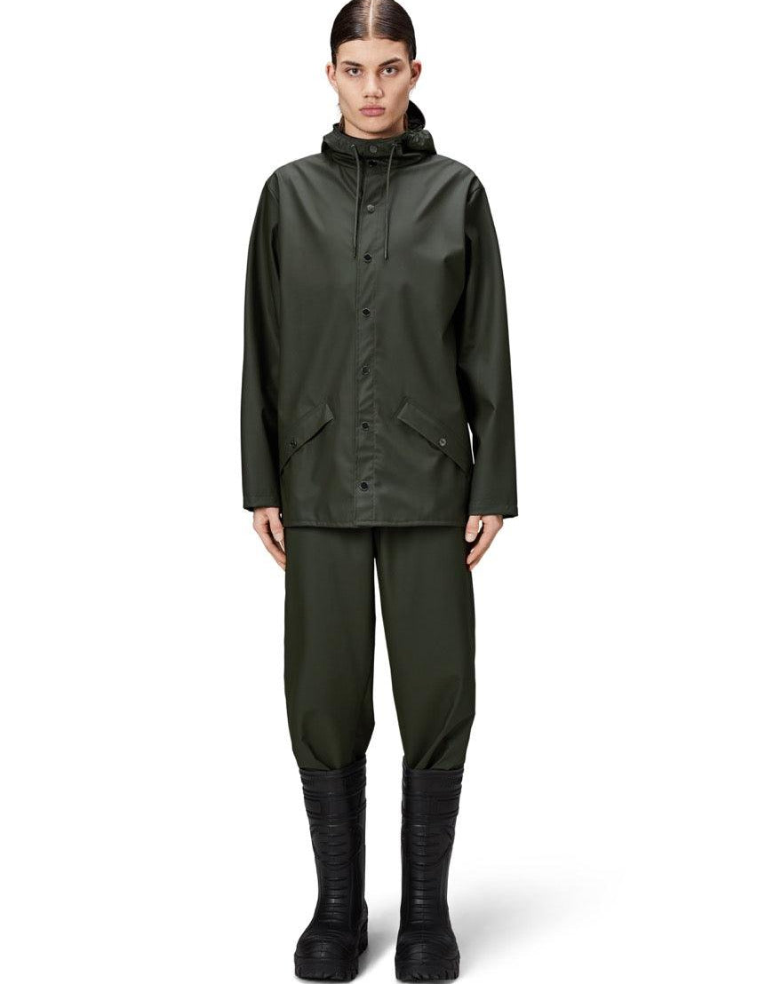 Chubasquero Rains unisex Verde - ECRU