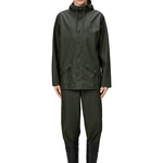 Chubasquero Rains unisex Verde - ECRU