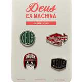 Classic Enamel Pins Pack Deus Ex Machina - ECRU