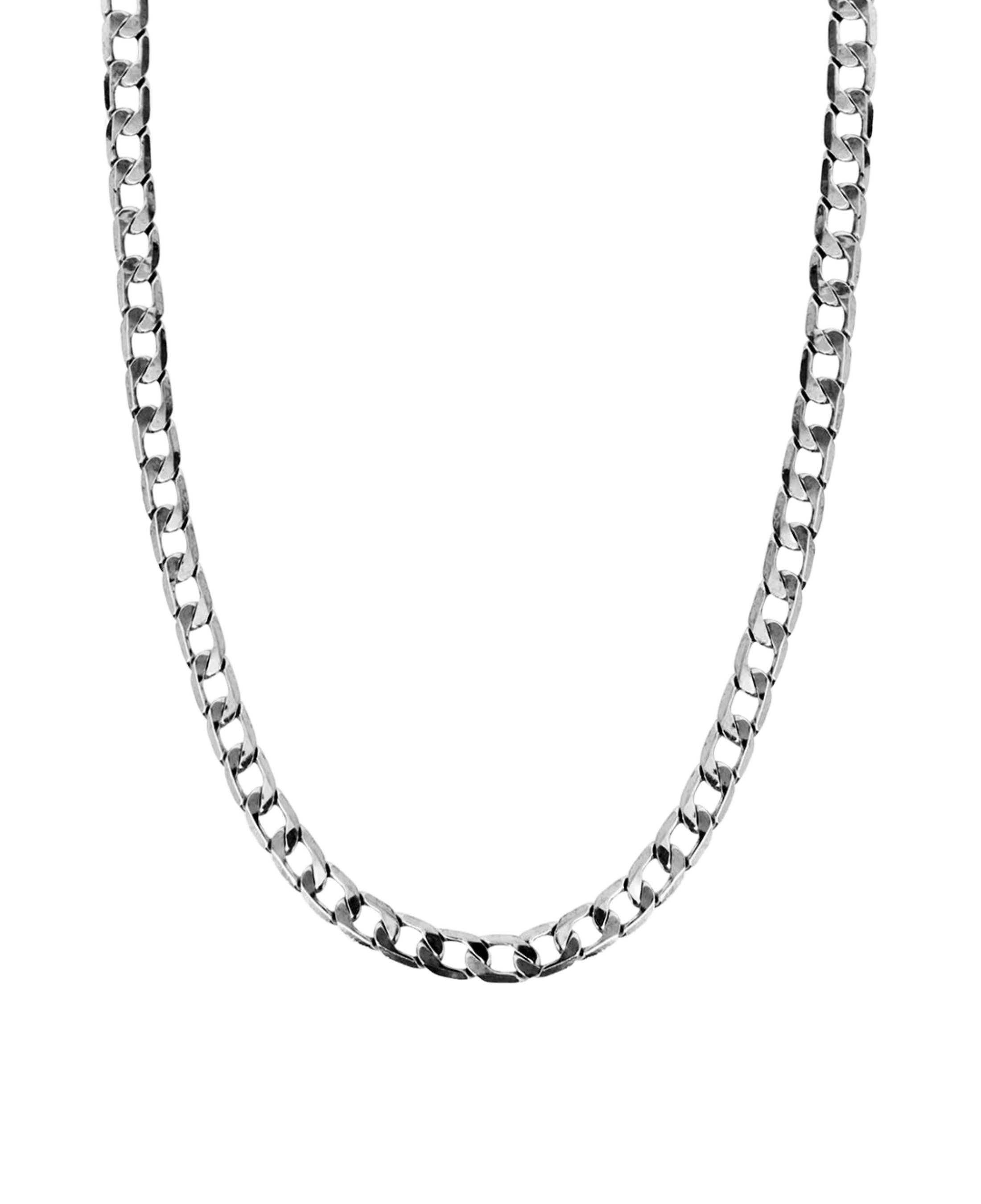 Collar Twojeys Cadena Cuban Silver - ECRU