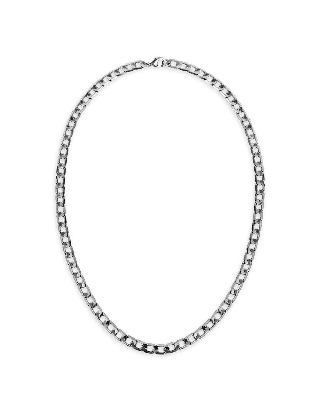 Collar Twojeys Cadena Cuban Silver - ECRU