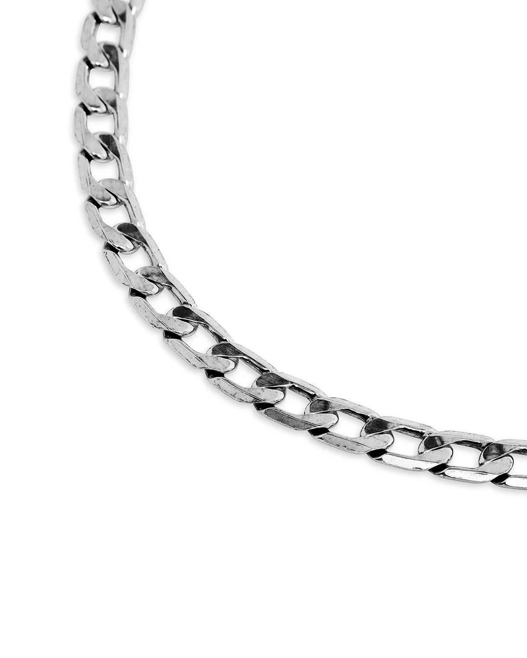 Collar Twojeys Cadena Cuban Silver - ECRU