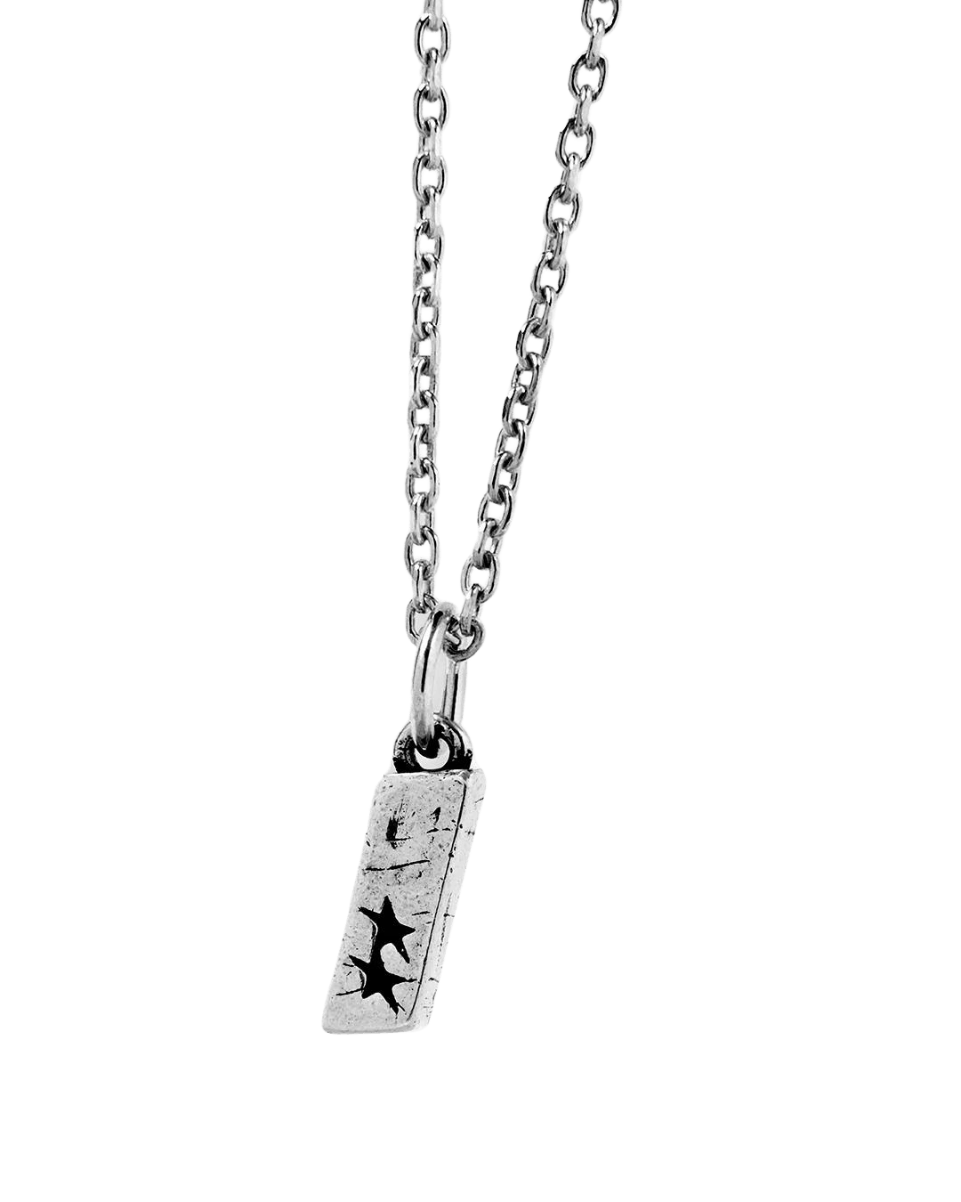 Collar Twojeys Letra I Silver - ECRU