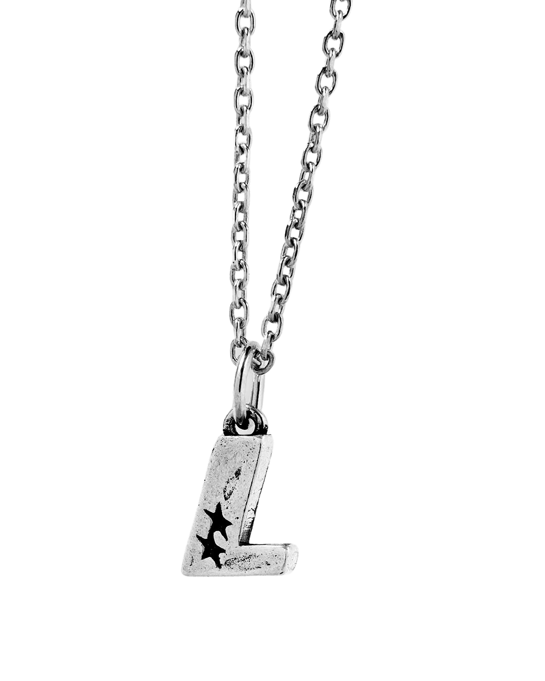 Collar Twojeys Letra L Silver - ECRU