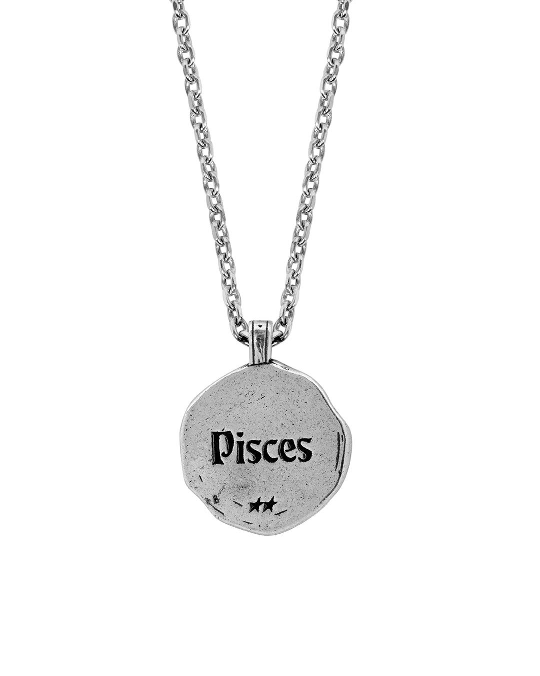 Collar Twojeys Piscis Silver - ECRU