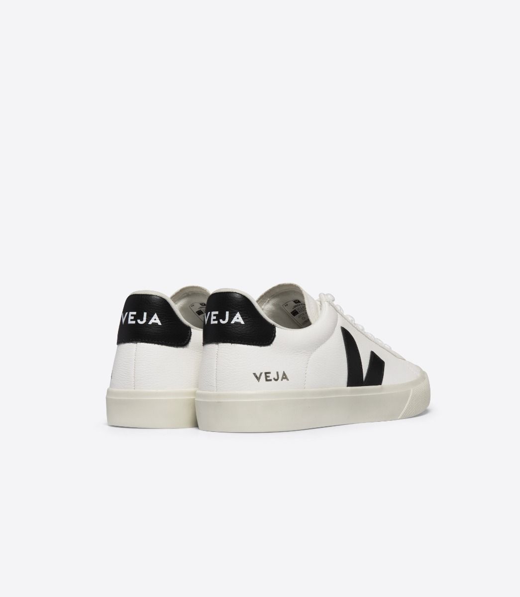 Veja Campo Chromefree Leather Black White Sneakers