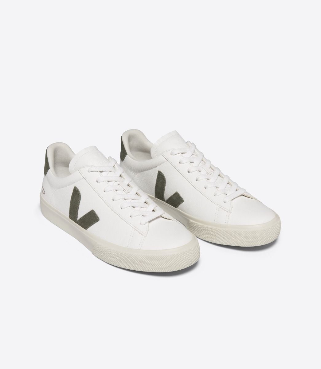 Zapatillas VEJA Campo Chromefree Leather White Kaki