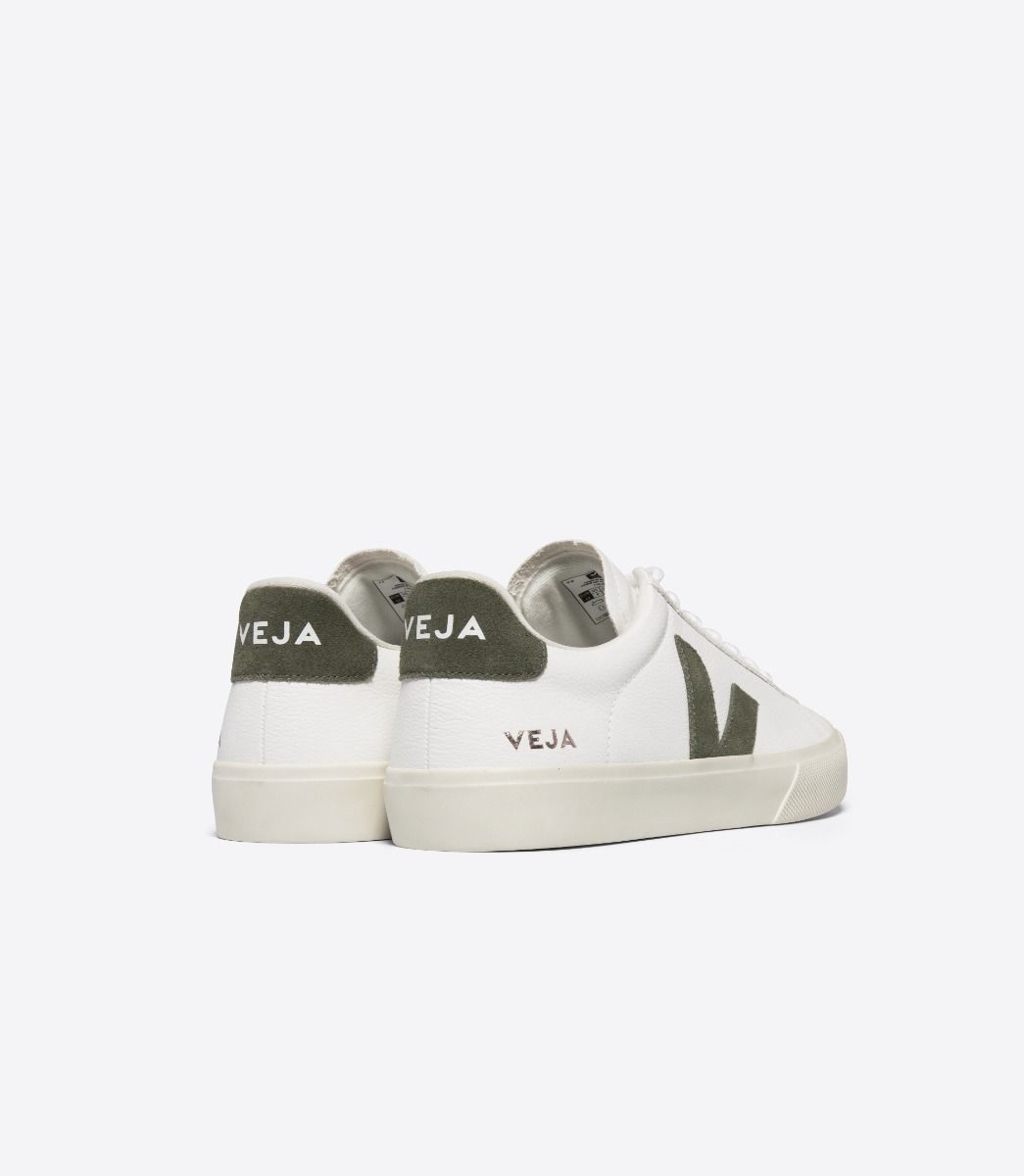 Zapatillas VEJA Campo Chromefree Leather White Kaki