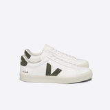 VEJA Campo Chromefree Leather White Khaki Sneakers