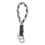 Crux Key Clip Topo Designs Black - ECRU