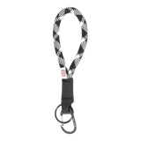 Crux Key Clip Topo Designs Black - ECRU