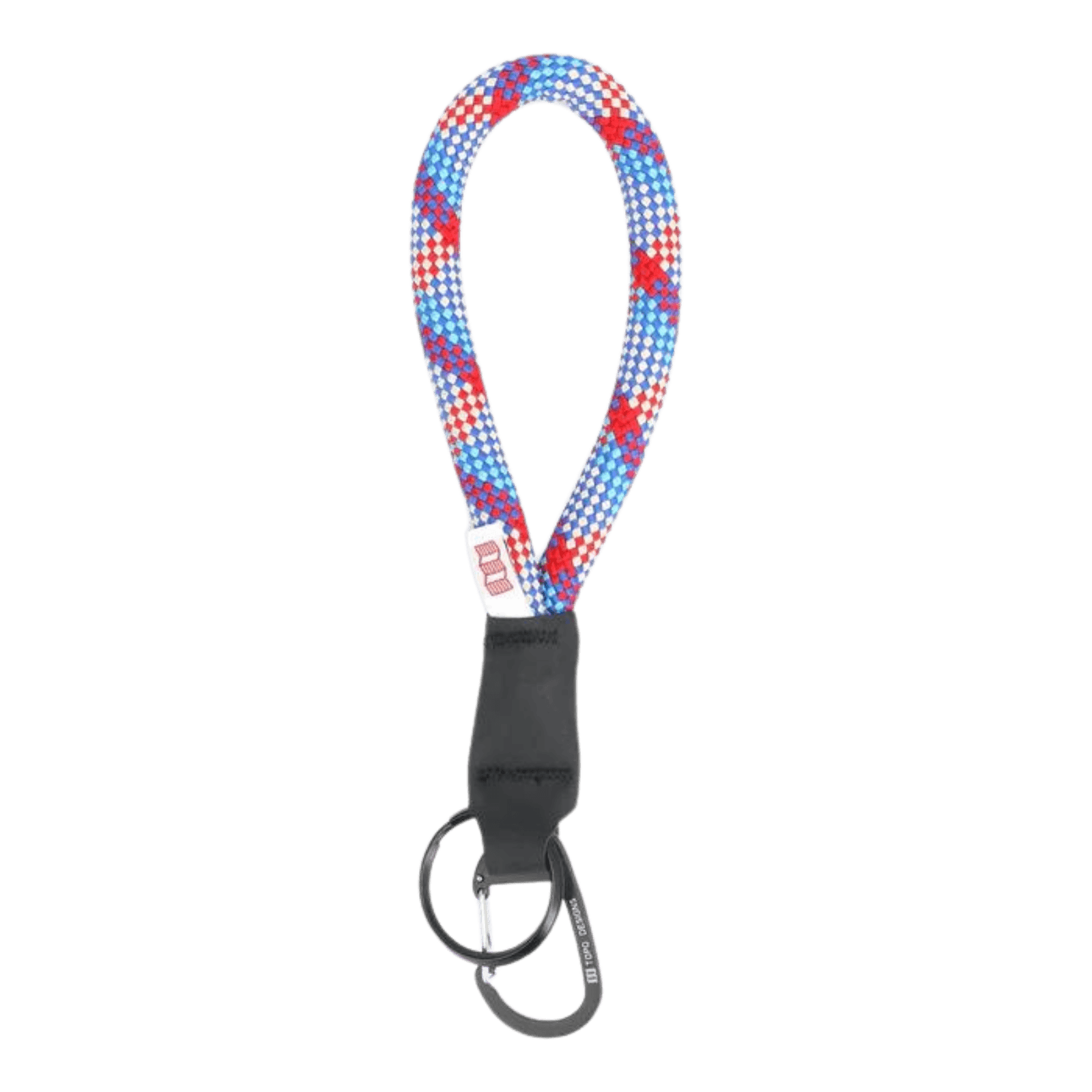 Crux Key Clip Topo Designs Bone White Blue - ECRU