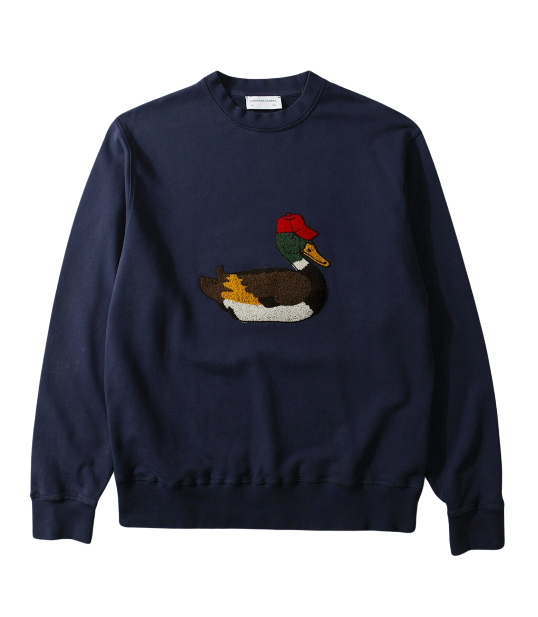 EDMMOND STUDIOS Duck Hunt schlichtes marineblaues Sweatshirt