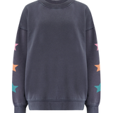 SUGARHILL Eadie Washed Charcoal Sweatshirt