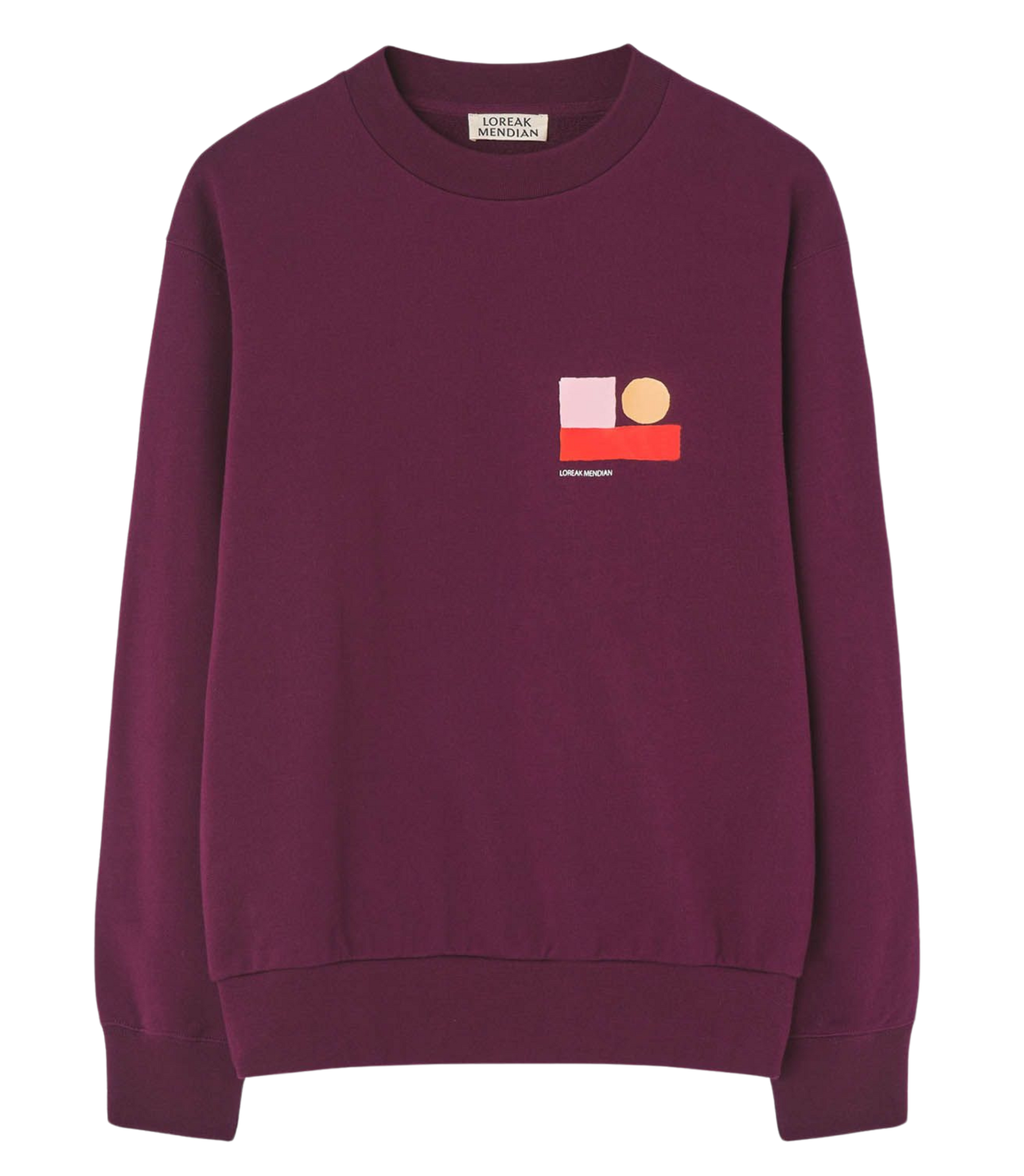 Sudadera LOREAK MENDIAN Enelzapato Burgundy