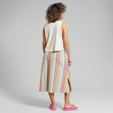 Falda Dedicated Klippan Club Stripes - ECRU