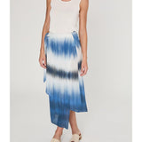 Falda Designers Society Fisac Tie Dye Azul - ECRU