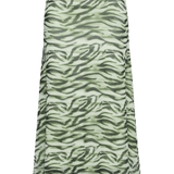 Falda ICHI Ista Green Tea Zebra - ECRU