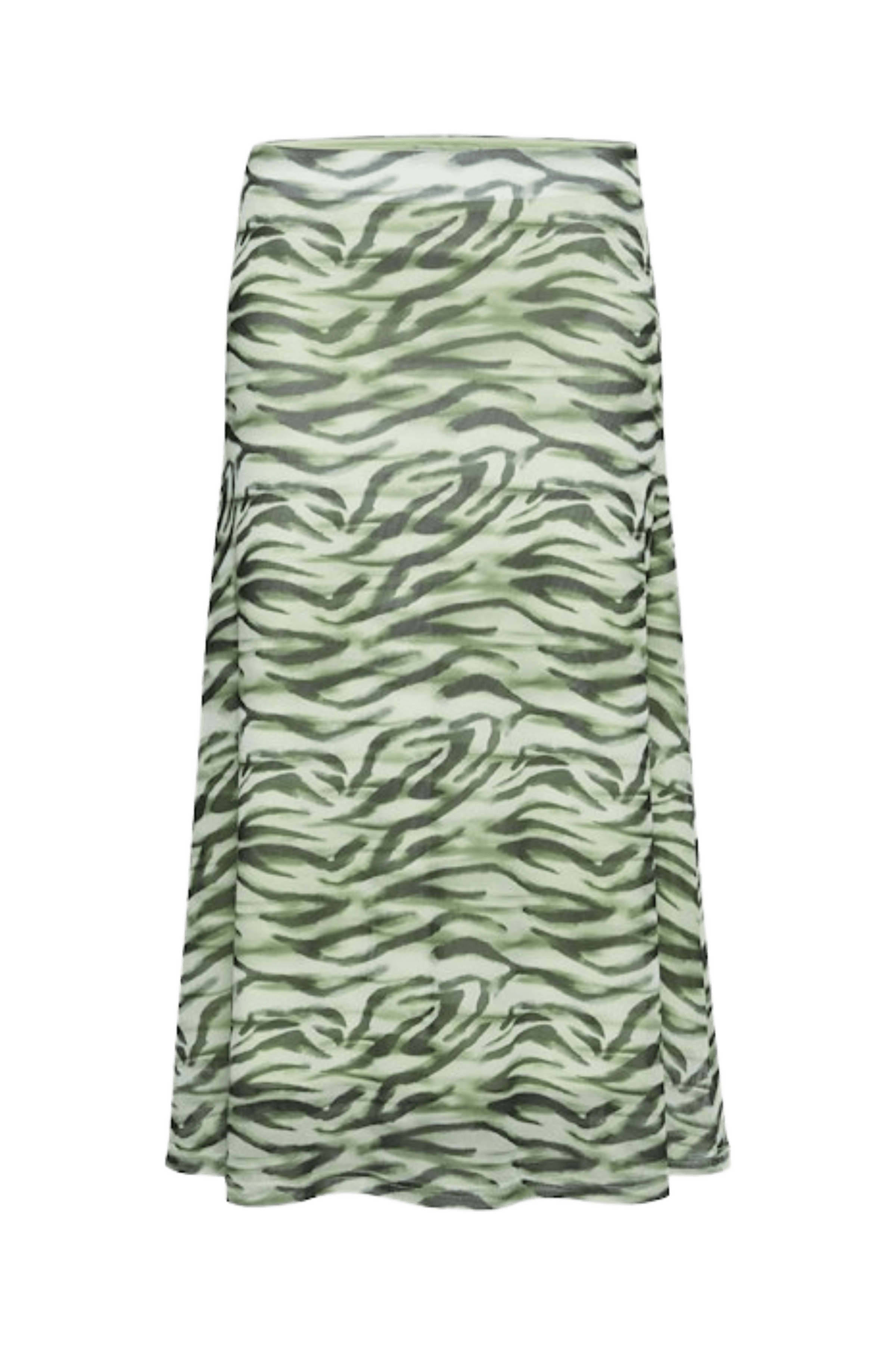 Falda ICHI Ista Green Tea Zebra - ECRU